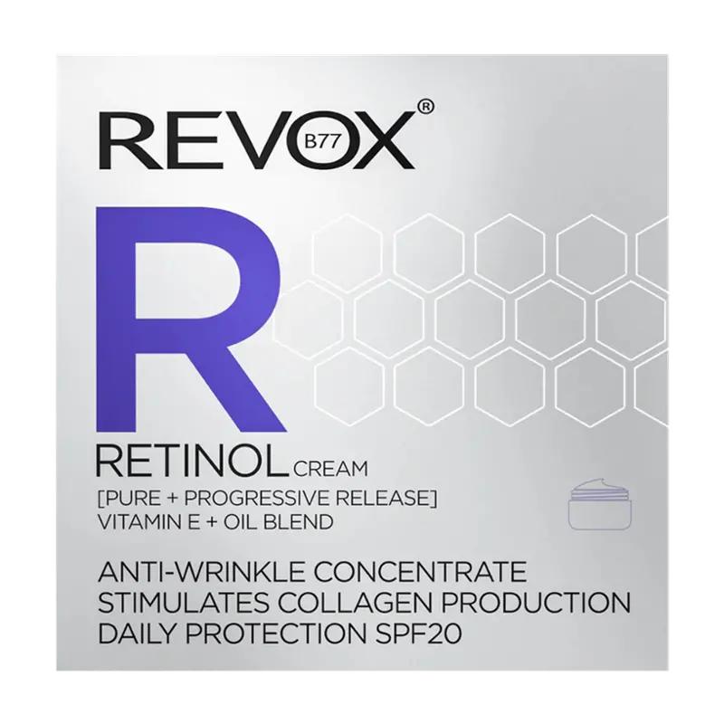 Revox Denní krém proti vráskám s retinolem SPF 20, 50 ml