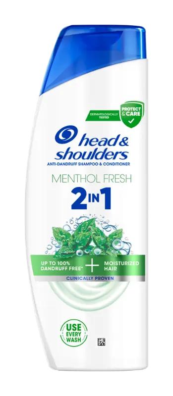Head & Shoulders Šampon 2v1 Menthol, 330 ml