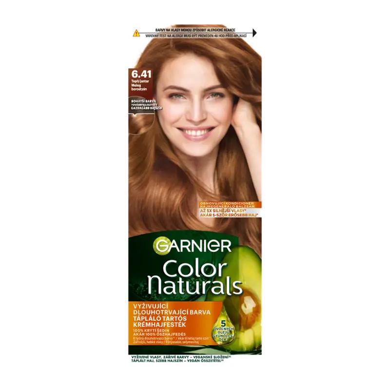 Garnier Barva na vlasy Color Naturals 6.41 teplý jantar, 1 ks