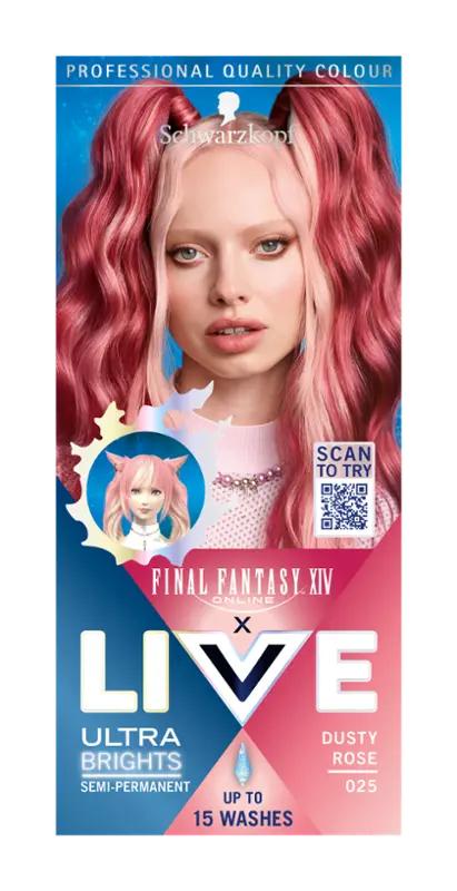 Schwarzkopf Barva na vlasy Live Color Final Fantasy 025 Dusty rose, 1 ks