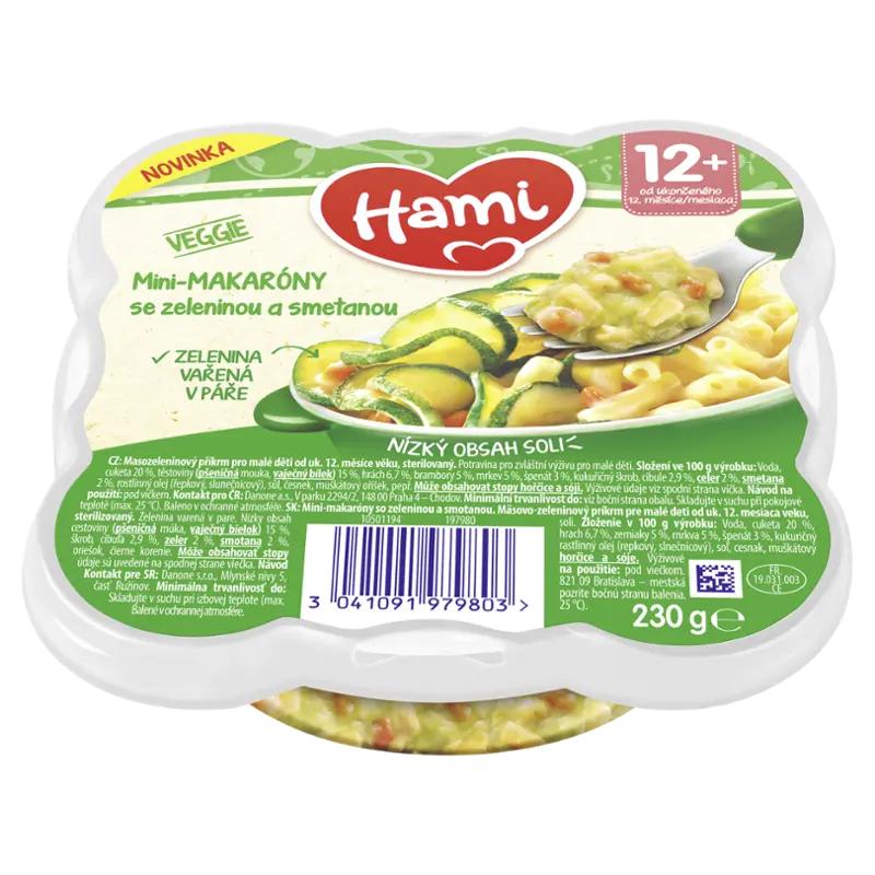Hami Mini-makaróny se zeleninou a smetanou, 230 g