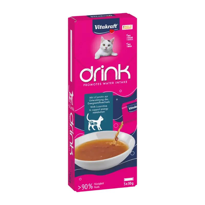 Vitakraft Drink s lososem + L-Carnitin, 150 g
