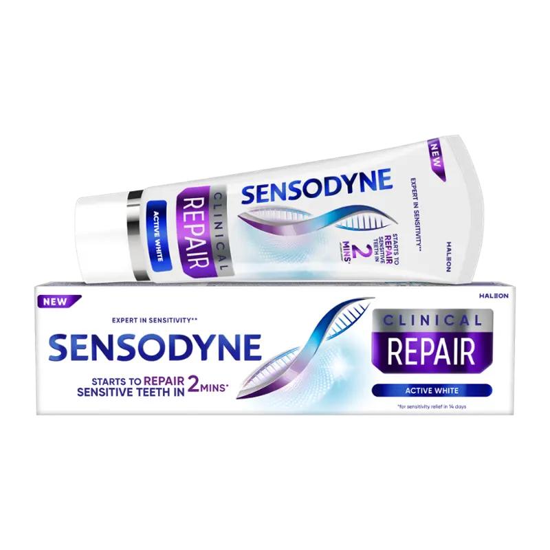 Sensodyne Zubní pasta s fluoridem Clinical Repair Active White, 75 ml
