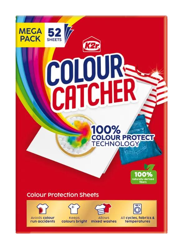 K2r Ubrousky pro praní prádla Color Catcher, 52 ks