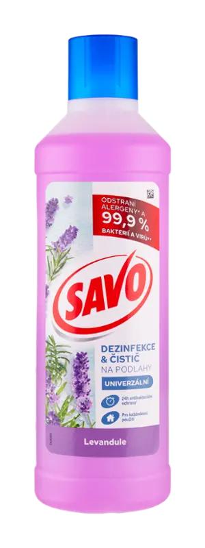Savo Čistič na podlahy bez chloru s vůní levandule, 1000 ml