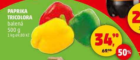 PAPRIKA TRICOLORA balená, 500 g 