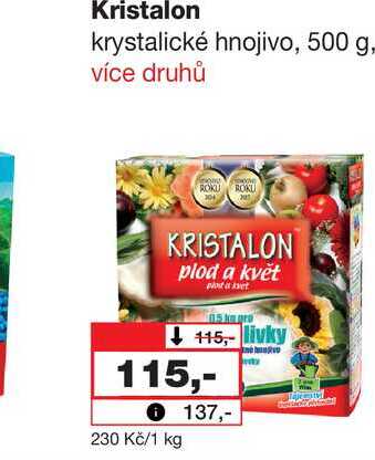 Kristalon krystalické hnojivo, 500 g