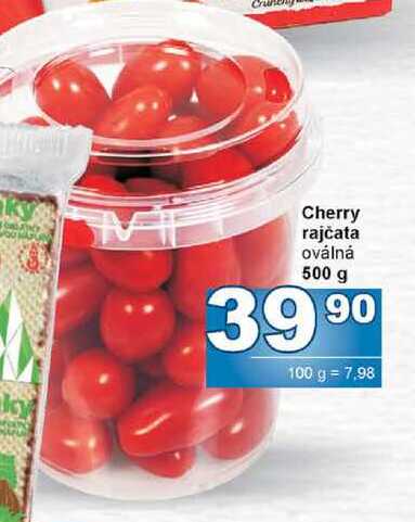Cherry rajčata oválná 500 g