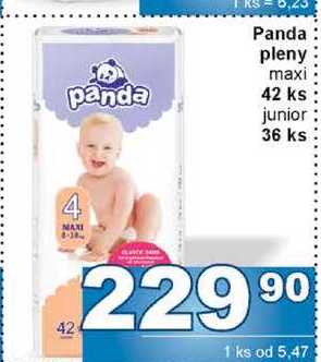 Panda pleny maxi 42 ks junior 36 ks