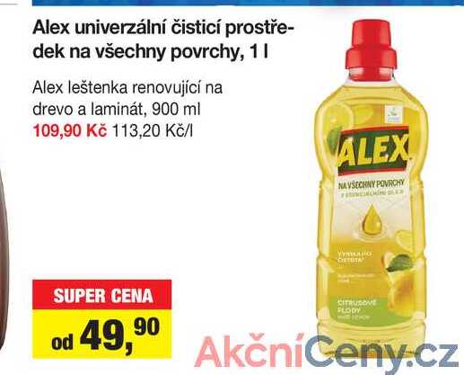 Alex univerzální čisticí prostředek na všechny povrchy, 1l