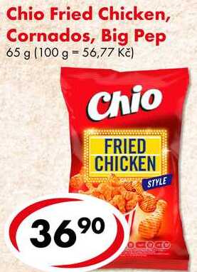 Chio Fried Chicken, Cornados, Big Pep, 65 g