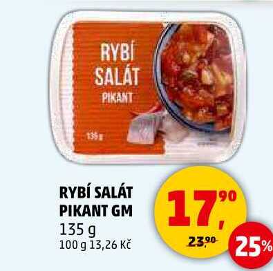 RYBÍ SALÁT PIKANT GM, 135 g
