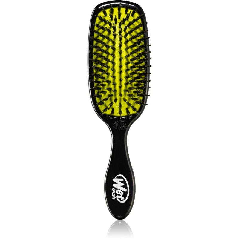 Wet Brush Shine Enhancer kartáč pro lesk a hebkost vlasů Black-Yellow 1 ks