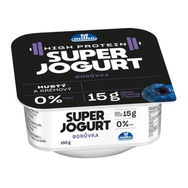 Milko Super jogurt borůvka