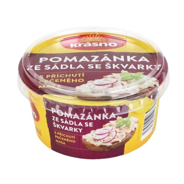Krásno Pomazánka ze sádla se škvarky s příchutí pečeného masa
