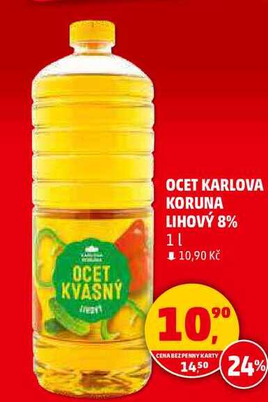 OCET KARLOVA KORUNA LIHOVÝ 8%, 1 l