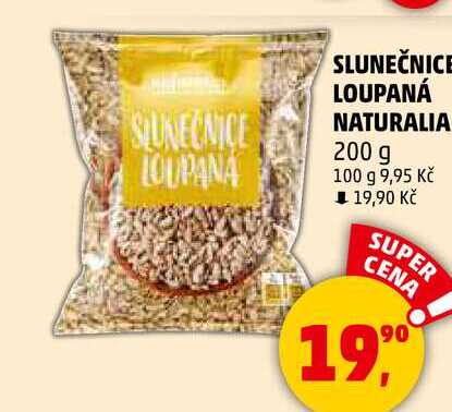 SLUNEČNICE LOUPANÁ NATURALIA, 200 g 