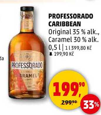 PROFESSORADO CARIBBEAN Original 35 % alk., 0,5 l 