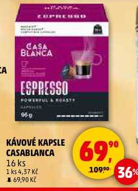 KÁVOVÉ KAPSLE CASABLANCA, 16 ks  
