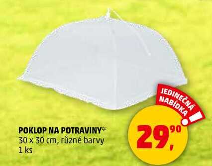 POKLOP NA POTRAVINY 30 x 30 cm, různé barvy, 1 ks