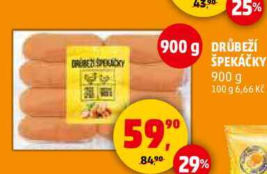 DRŮBEŽÍ ŠPEKÁČKY, 900 g  