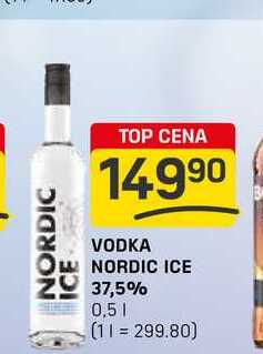 VODKA O NORDIC ICE Z37,5% 0,5l