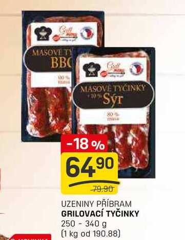 RILOVACÍ TYČINKY 250-340 g
