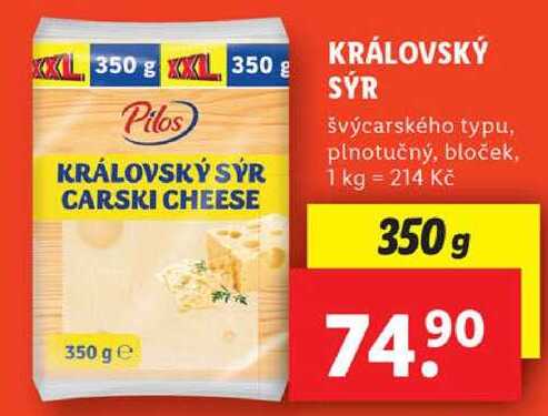 KRÁLOVSKÝ SÝR, 350 g