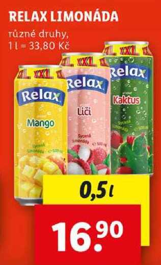 RELAX LIMONÁDA, 0,5 l