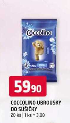 Coccolino ubrousky do sušičky 20ks