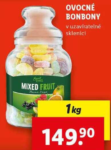 OVOCNÉ BONBONY, 1 kg