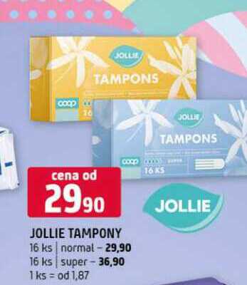 Jollie tampony 16 ks normal 16 ks super