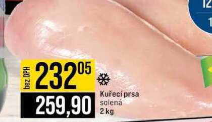 Kuřecí prsa solená 2 kg 