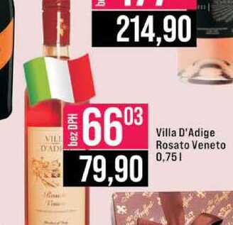 Villa D'Adige Rosato Veneto 0,75l 
