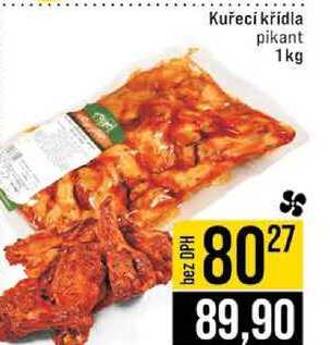 Kuřecí křídla pikant 1kg 