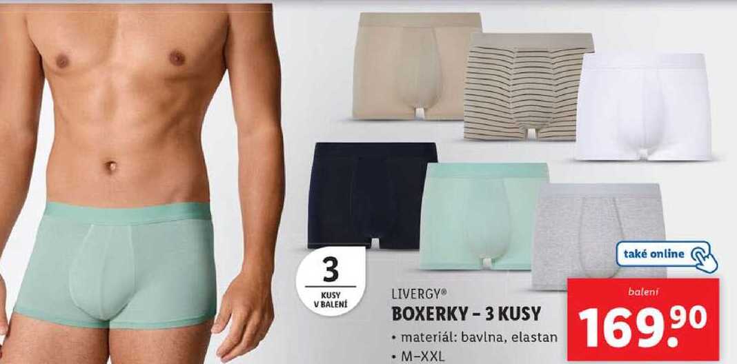 BOXERKY - 3 KUSY 