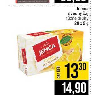 Jemča ovocný čaj různé druhy 20 x 2g
