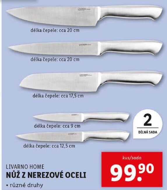 NŮŽ Z NEREZOVÉ OCELI 