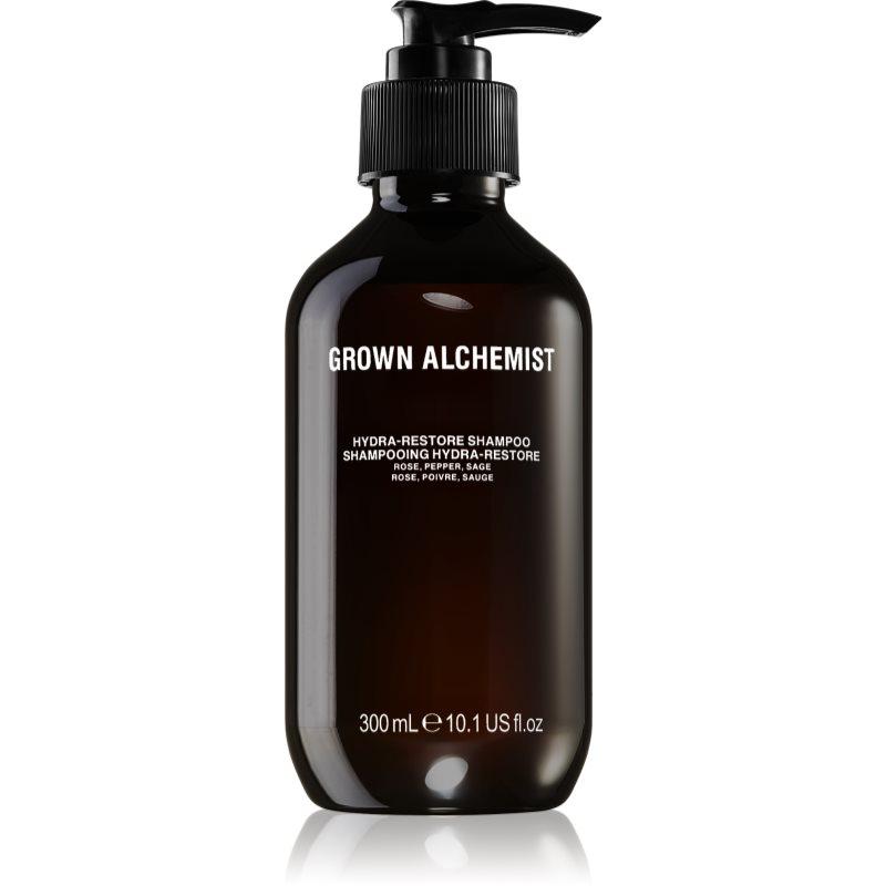 Grown Alchemist Damask Rose vyživující šampon pro obnovu a posílení vlasů 300 ml