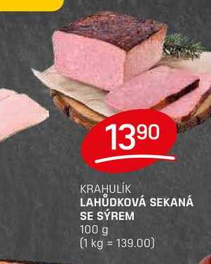 LAHŮDKOVÁ SEKANÁ SE SÝREM 100 g