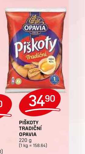PIŠKOTY TRADIČNÍ OPAVIA 220 g