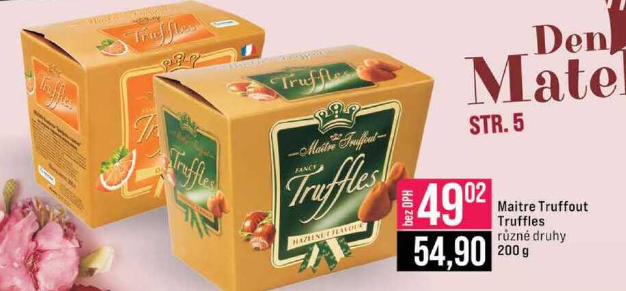 Maitre Truffout Truffles různé druhy 200 g 
