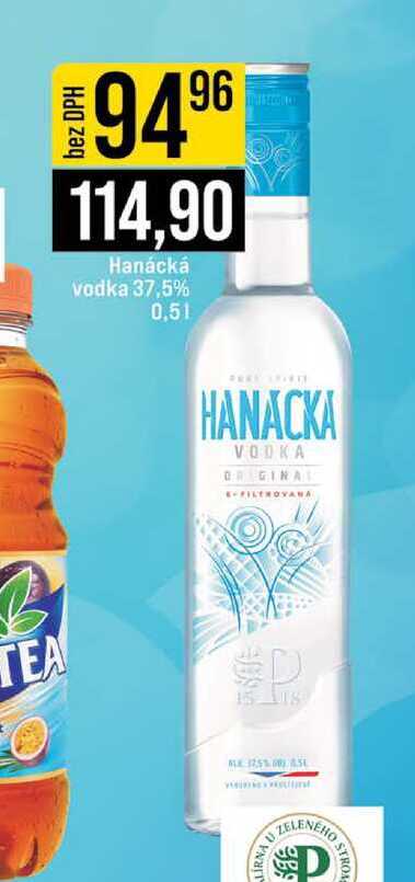 Hanácká vodka 37,5% 0,5l