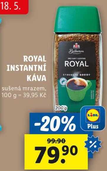 ROYAL INSTANTNÍ KÁVA, 200 g