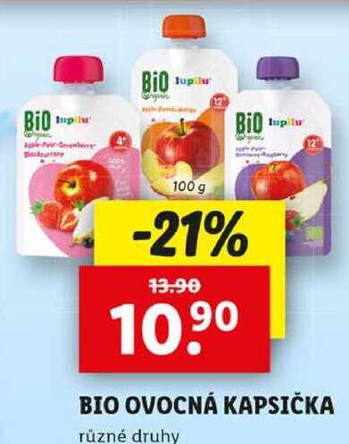 BIO OVOCNÁ KAPSIČKA, 100 g