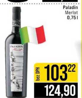 Paladin Merlot 0,75l 