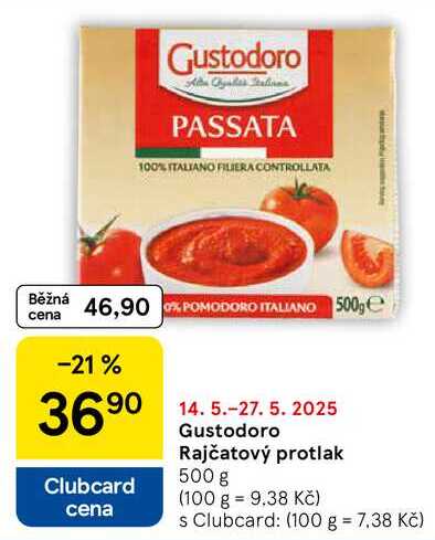 Gustodoro Rajčatový protlak, 500 g 