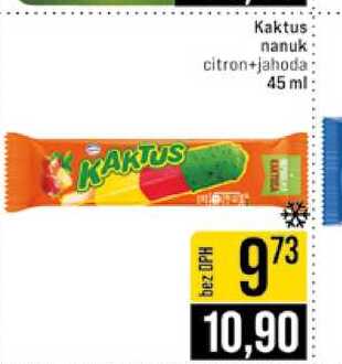 Kaktus nanuk citron+jahoda 45 ml