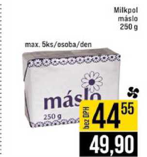 Milkpol máslo 250 g 