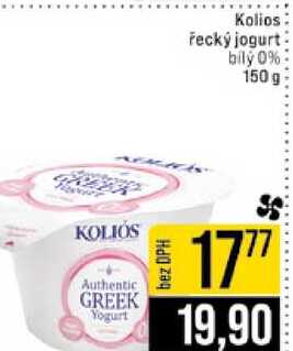 Kolios řecký jogurt bily 0% 150 g